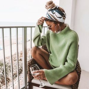 Storets ALICE RIBBED TURTLENECK SWEATER